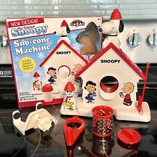 Snoopy Sno-cone Machine Cra-z-art Peanuts Snow Cone Crushed Ice