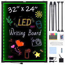 Vevor Led Message Writing Board 32x24 Illuminated Erasable Lighted Chalkboard