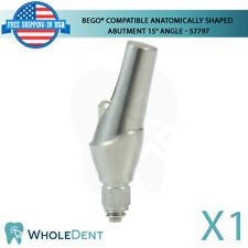 Bego Compatible Anatomically Shaped Abtment 15 Angle 57797 Titanium Dental