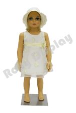 Child Plastic Realistic Mannequin Dress Form Display Ps-kd-1free Wig