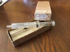 B D Vintage Luer 2cc 2ml Glass Reuseable Graduated Syringe With Slip Tip Wwii