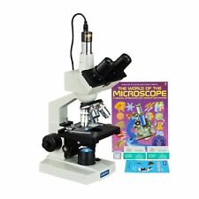 Omax 40x-2500x Led Trinocular Lab Microscope5mp Cameraslidesbooklens Paper