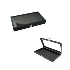 Glass Top Jewelry Tray Case Display Box 14-12 X 2
