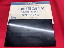 Sellstrom 3 Pyx Weld-safe Welding Helmet Plate Shade No. 12 Box Of 9 Vintage