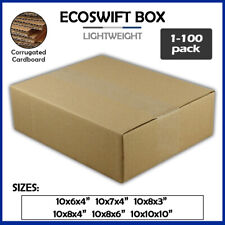 10 Corrugated Cardboard Boxes Shipping Supplies Mailing Moving - Choose 5 Sizes