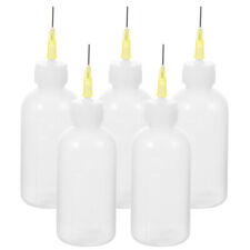 5 Pcs Pointed Bottle Plastic Needle Tip Applicator Oiler Bottles