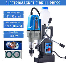 Versatile Magnetic Drill 1100w 2700lbf Portable Mag Drill Press Md-40 Kit