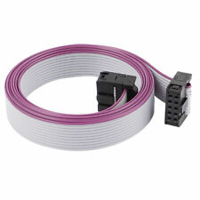 2.54mm Pitch 10pin Ff Idc Connector Flat Ribbon Cable Wire 118cm