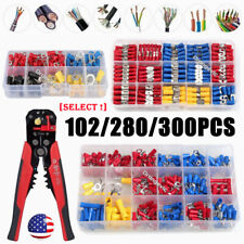 102300pcs Car Wire Assorted Insulated Electrical Terminals Connectors Crimp Kit