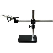 Single Aluminum Arm Boom Stand For Stereo Microscopes Pin Mount 76mm Focus Block