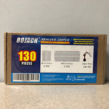 Bojack 3 Values 130 Pcs Solderless Breadboard Kit Tie Points Jumper Wires. Bb1
