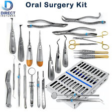 Dental Oral Surgery Instruments Extraction Elevators Periodontal Tools Kit Set