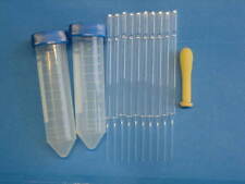 10 Pcs Glass Pipette Pipet Medicine Laboratory Dropper With Natural Rubber Head