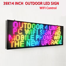 Programmable Led Display Smd 7 Color Outdoor Led Sign Pc Wifi Message Board