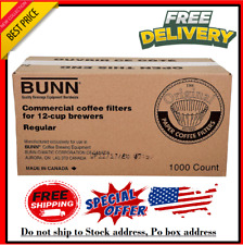 Bunn 12-cup Commercial Coffee Filters 1000 Count 20115.0000fast Shippingnew.