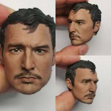 16 Scale Pedro Pascal Mandalorian Head Sculpt Carved For 12 Hot Toys Action Fi