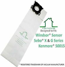 Micro Lined Windsor Sensor Versamatic-plus Vacuum Bags Also Sebo 10 Pack