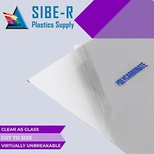 Gp Polycarbonate Clear Plastic Sheet 18  Choose A Size