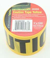 Tool Essentials 3 X 100 Yellow Caution Tape