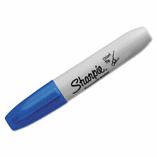 Sharpie Permanent Marker 5.3mm Chisel Tip Blue Dozen 38203