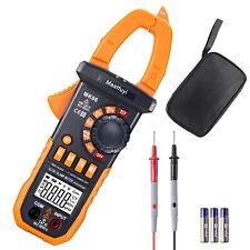 Digital Clamp Meter Electrical Tester Acdc Current True Rms 4000 Counts A...