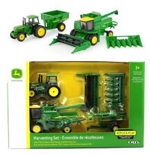 2022 Ertl 164 John Deere Harvest Set 7720 Combine 4555 Tractor 500 Grain Cart