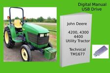 John Deere 4200 4300 4400 Compact Utility Tractor Technical Manual See Desc.