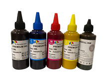 500ml Sublimation Bulk Ink Refill Bottles For Canon Pgi-250 Cli-251 Gray
