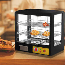 3-tier Electric Food Warmer Food Display Cabinet Pizza Egg Tart Warmer Cabinet