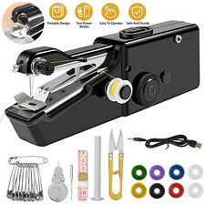Diy Mini Sewing Machine Electric Stitch Portable Hand Cordless Travel Household