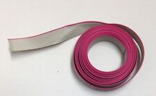 Flat Cable 10 Pin 10 Wires Idc Ribbon Roll 6 Ft. Long 12mm Wide