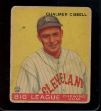 1933 Goudey 26 Chalmer Cissell Indians Creasing Writing Pr Look