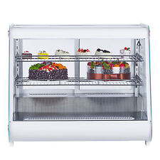 Refrigerated Display Case Bakery Display Fridge Case 5.3 Cu Ft149l 2-tier