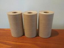 3-rolls 3.00 X 25 Gummed Reinforced Paper Tape. Kraft Shipping Packaging