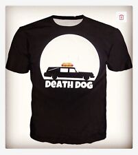 Death Dog Food Cart Hot Dog Hearse Black Tshirt Size Xl