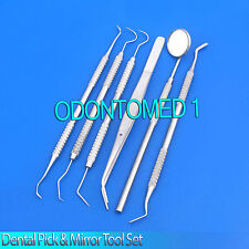 1 Set Dental Pick Mirror Tool Sculpture Instrument Oral Kit Toothpr-169