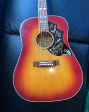 Vintage Acoustic Guitar Hummingbird Model Mij 1970s