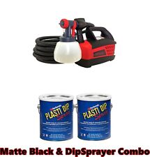 Plasti Dip Spray 2 Gallon Dyc G-force Dipspayer Combo Ready To Spray Matte Black