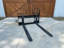 New 48 Pallet Forks 4000 Lbs Walk-thru Made In Usa Heavy Duty Free Shipping