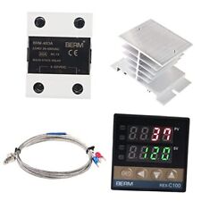 Digital Pid Temperature Controller Rex-c100 Pid Thermostat 40da Silver