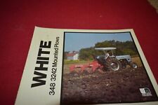 White Tractor 348 3242 Plow Dealers Brochure Tbpa