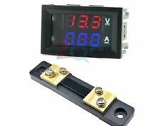 Dc 0-100v 50a Digital Led Voltmeter Ammeter Volt Tester Wmeter Shunt 12v 24v