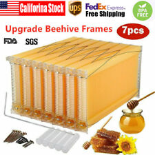7 X Auto Flow Beehive Frames Beehive Honey Comb Beekeeping Frames Bpa Free