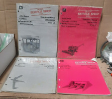 John Deere  Lot Of 4 Dealer Service Shop Operators Manuals P128