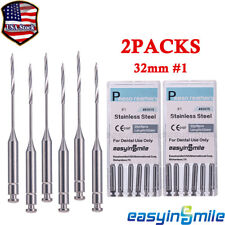 2packs Dental Peeso Reamers Burs 1 Easyinsmile Endodontic Root Canal Drill 32mm