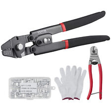 Vevor Crimping Tool Steel Wire Rope Crimper 164 - 332 With Cable Cutter