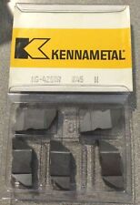 Kennametal Ng-4250r K45 N Lathe Carbide Inserts 5 Pcs Grooving Cut-off Tools New