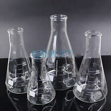 50-2000ml Borosilicate Glass Baffle Shake Conical Erlenmeye Flask Laboratory