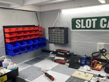 30 Wall Mounted Storage Bins Parts Rack Garage Storage Organizer Nut Bolts Screw