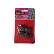 Scotch Nail-in Felt Chair Glides For Hard Floors 4 Per Pack New